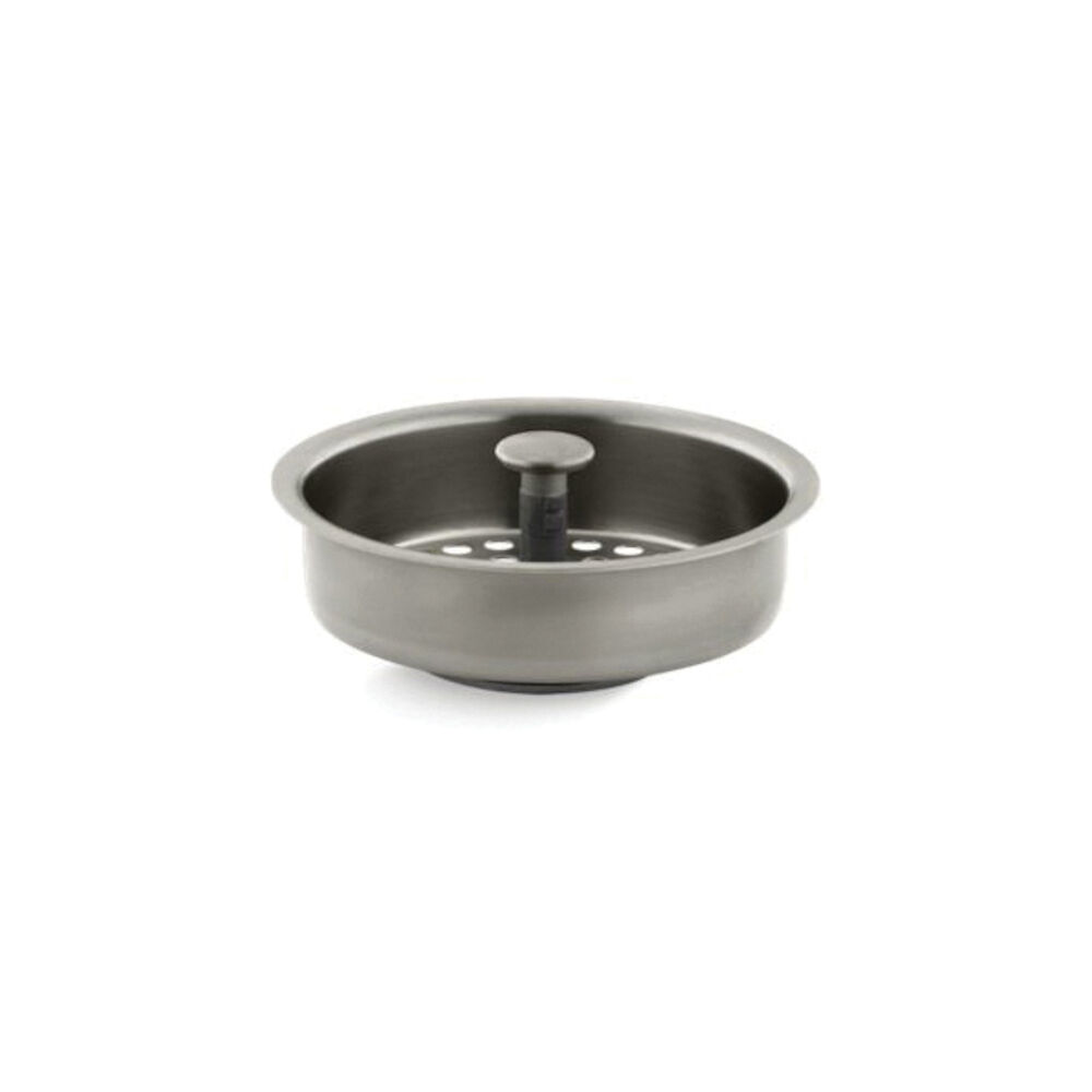 Kohler® 8803-BN Duostrainer® Manual Sink Basket Strainer, Solid Brass/Stainless Steel, Vibrant® Brushed Nickel