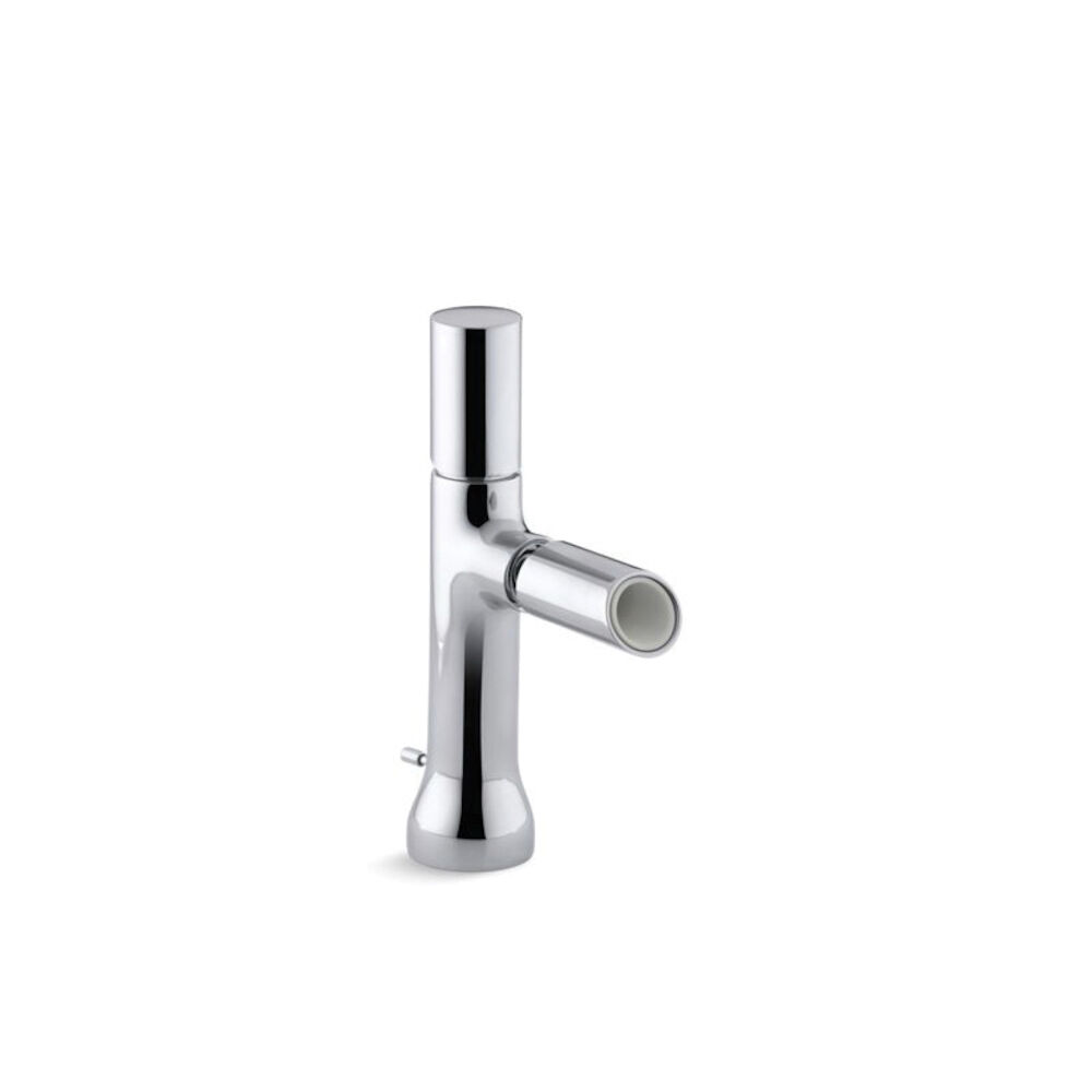 Kohler® 8961-7-CP Toobi™ Bidet Faucet, 2.2 gpm, 4-1/2 in H Spout, 1 Handle, Pop-Up Drain, Polished Chrome