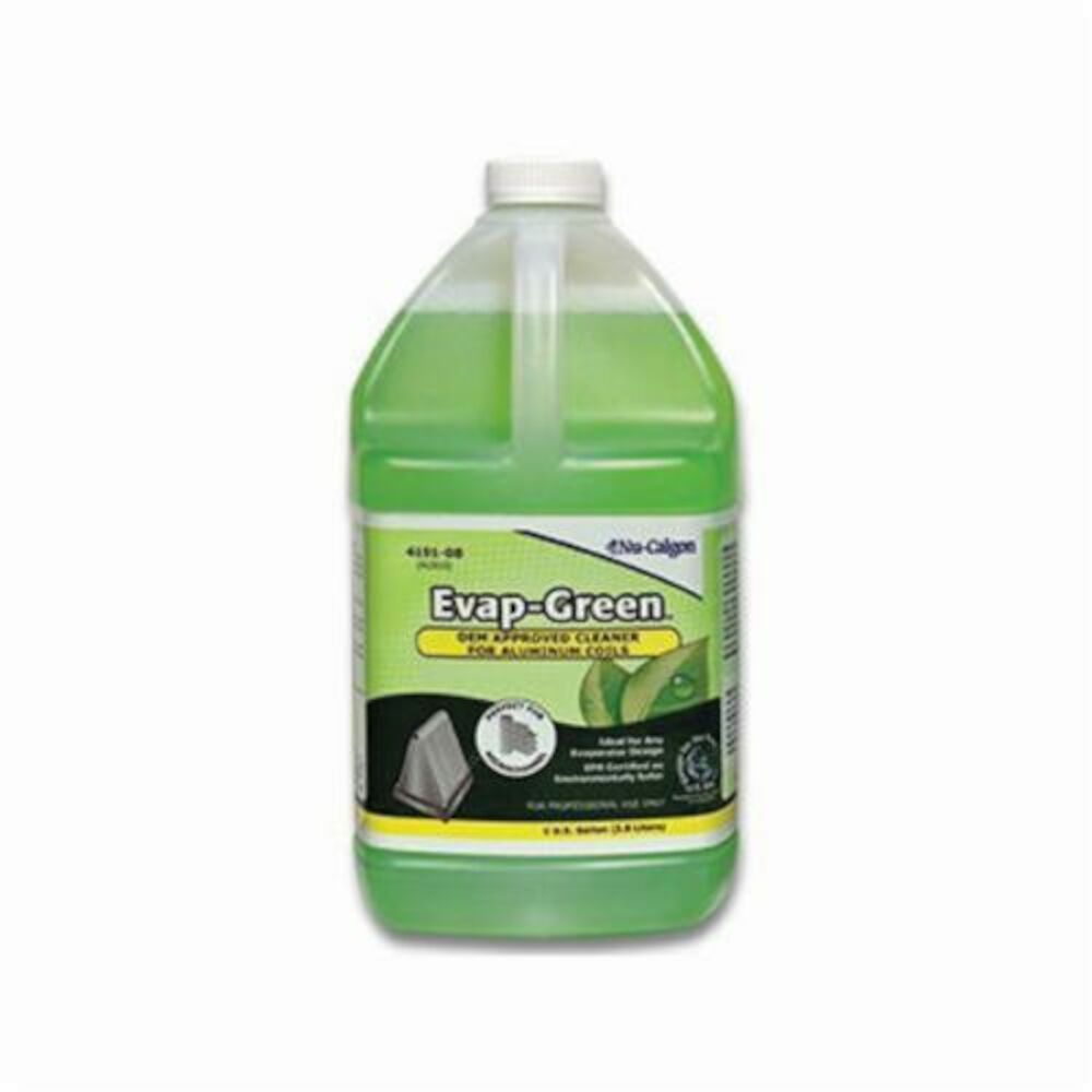 Nu-Calgon Evap-Green™ 4191-08 Coil Cleaner, 1 gal Bottle, Liquid, Clear Green