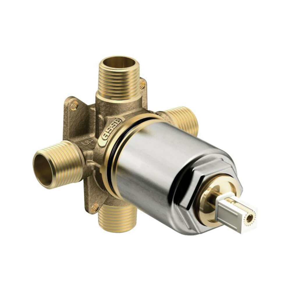 CFG Cornerstone™ 45312 Tub/Shower Rough-In Valve Only, 1/2" C Inletx1/2" Male IPS Outlet, Brass Body, Import