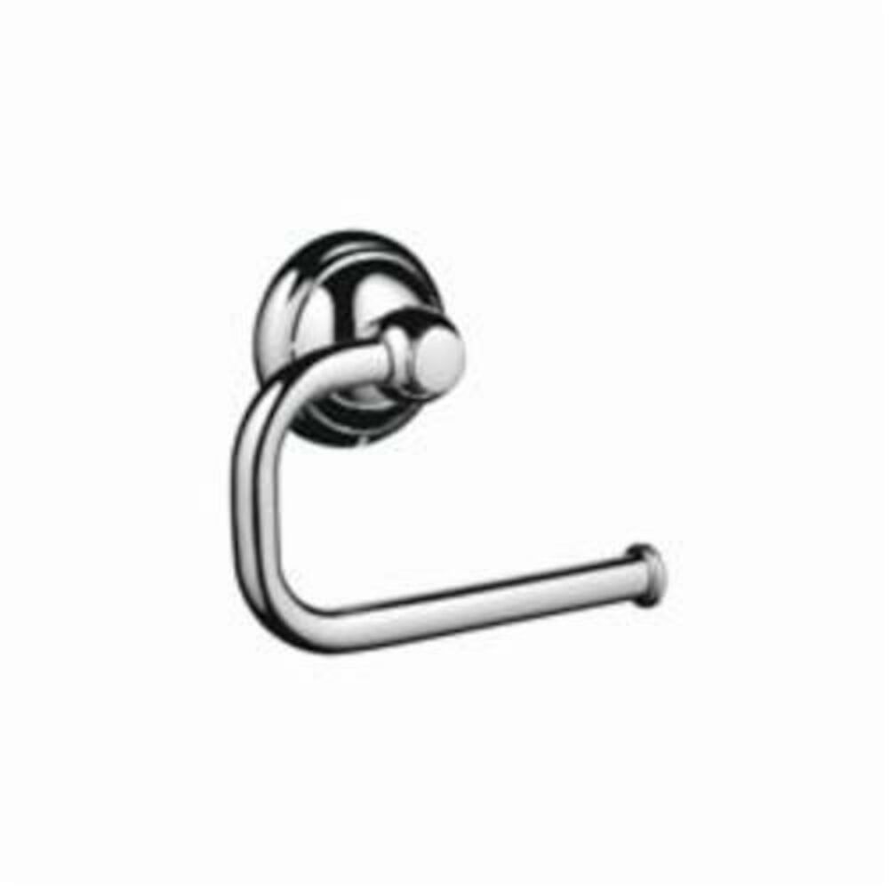 Hansgrohe 06093000 Toilet Paper Holder, Solid Brass, Chrome Plated