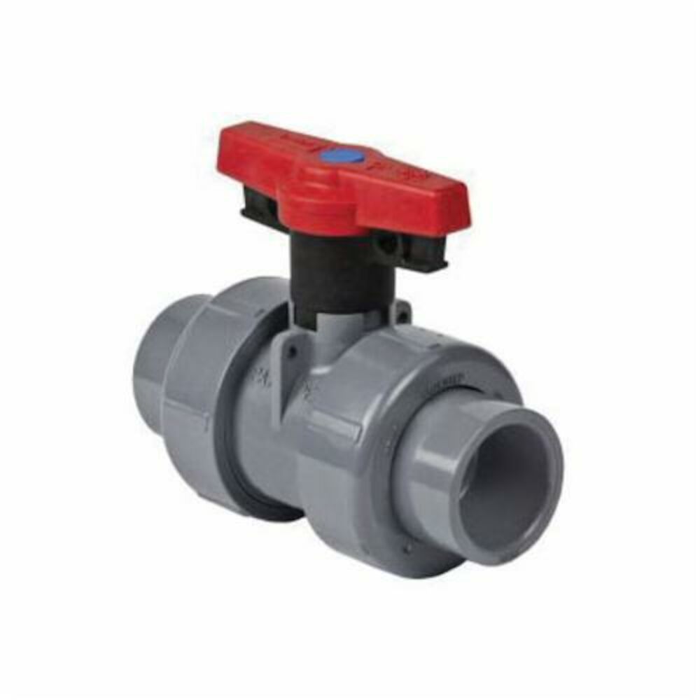 1822-025C True Union 2000 Industrial Ball Valve, Socket, CPVC Body, EPDM Softgoods, 2-1/2"