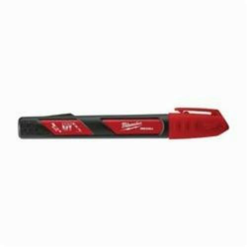 Milwaukee® Tool 48-22-3741 INKZALL™ Liquid Paint Marker, Acrylic Nib/Plastic, Red