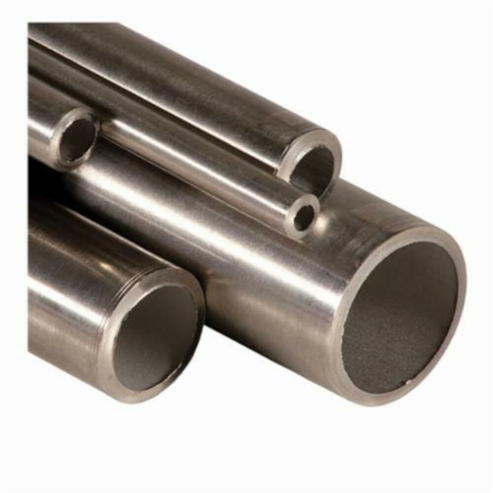 Merit Brass T5004-035 Tubing, 1/4" ODx0.035" THK Wall, Welded, 304L Stainless Steel