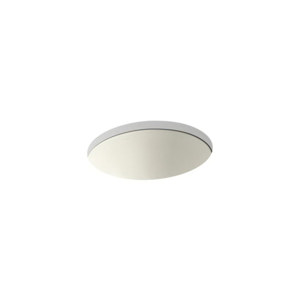 Kohler® 2205-96 Caxton® Bathroom Sink w/o Overflow, Oval, 19-1/4"W  x 16-1/8"D x 8-1/4"H , Under Mount, Vitreous China, Biscuit