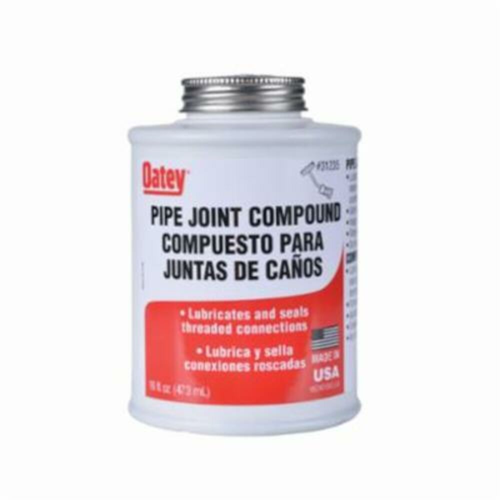 Oatey® 31235 Pipe Joint Compound, 16 oz, Liquid Paste, Gray