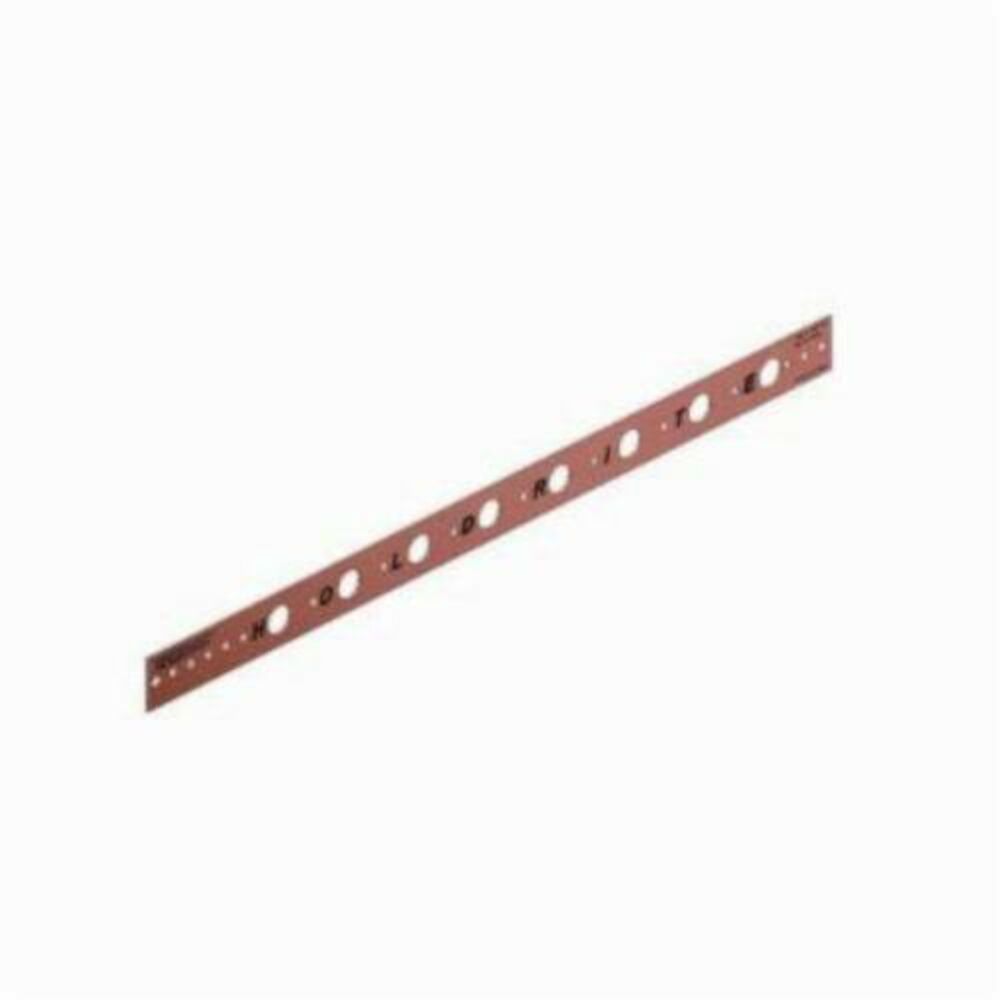 Holdrite® 101-26 Flat Bracket, 5/8" Hole, 25 lb, Cold Rolled Steel, Copper-Bonded™