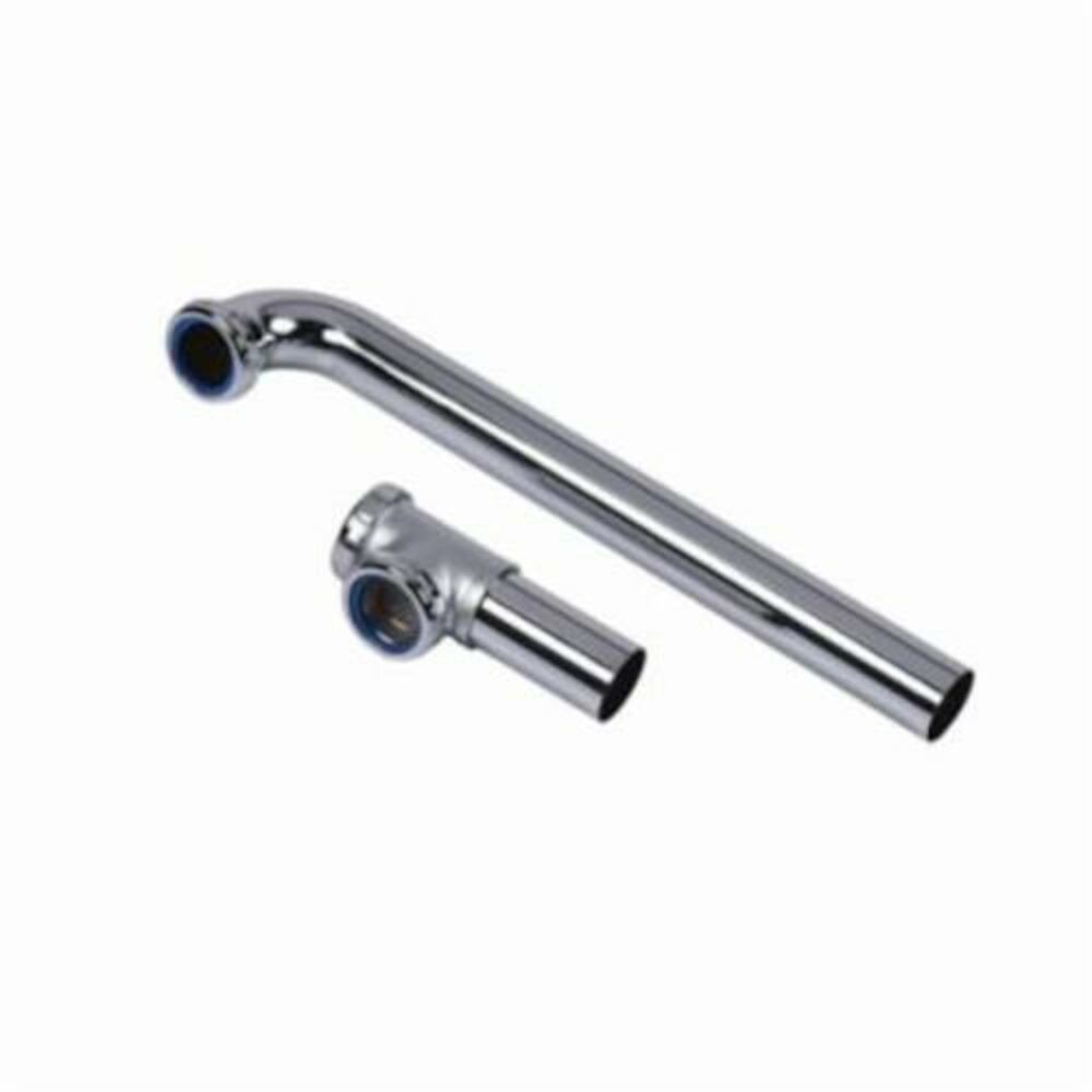 78A-1 Center to Center End Outlet Waste With Slip Joint Connection and Baffle Tee, Chrome Plated, Brass