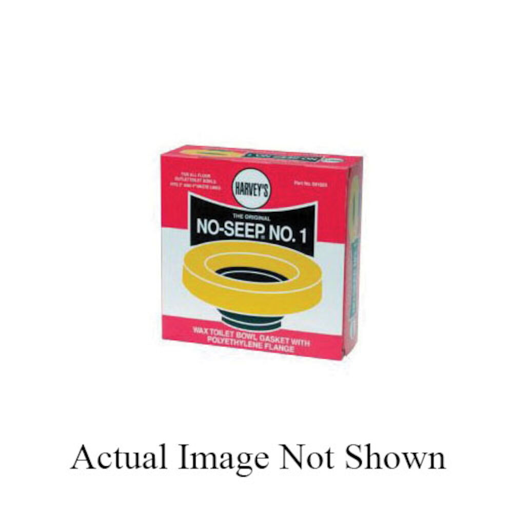 Harvey® 1045-N No-Seep® No. 1 Wax Gasket w/ Plastic Flange, 3 and 4" Waste Lines