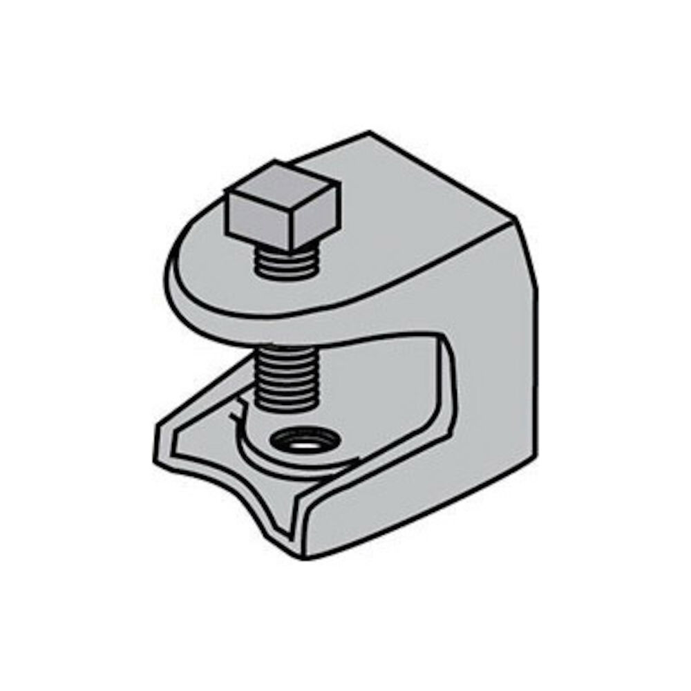 Anvil-Strut™ 0500302591 FIG AS 85 Rod/Insulator Support, 1/4-20 Rod, 150 lb Load, Malleable Iron, Electro-Galvanized