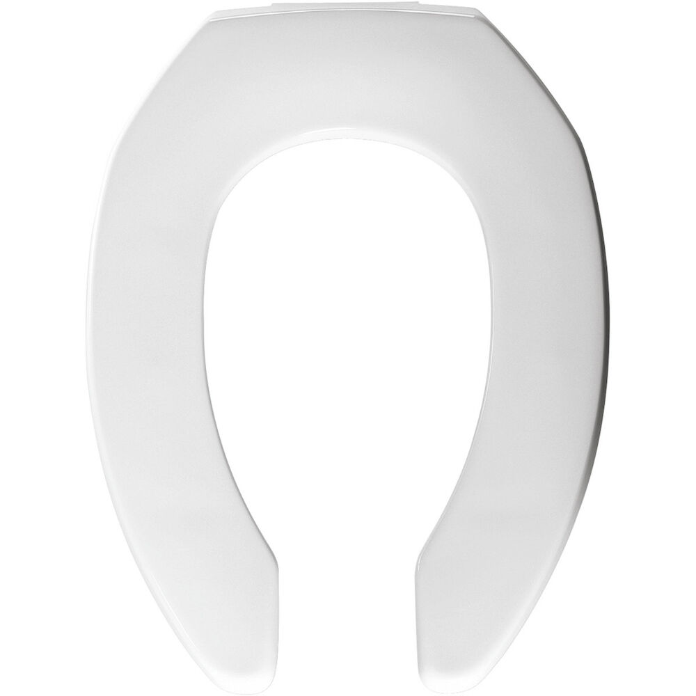 2155SSCT 000 White DG PLAS Elongated Open Seat L/CVR STH
