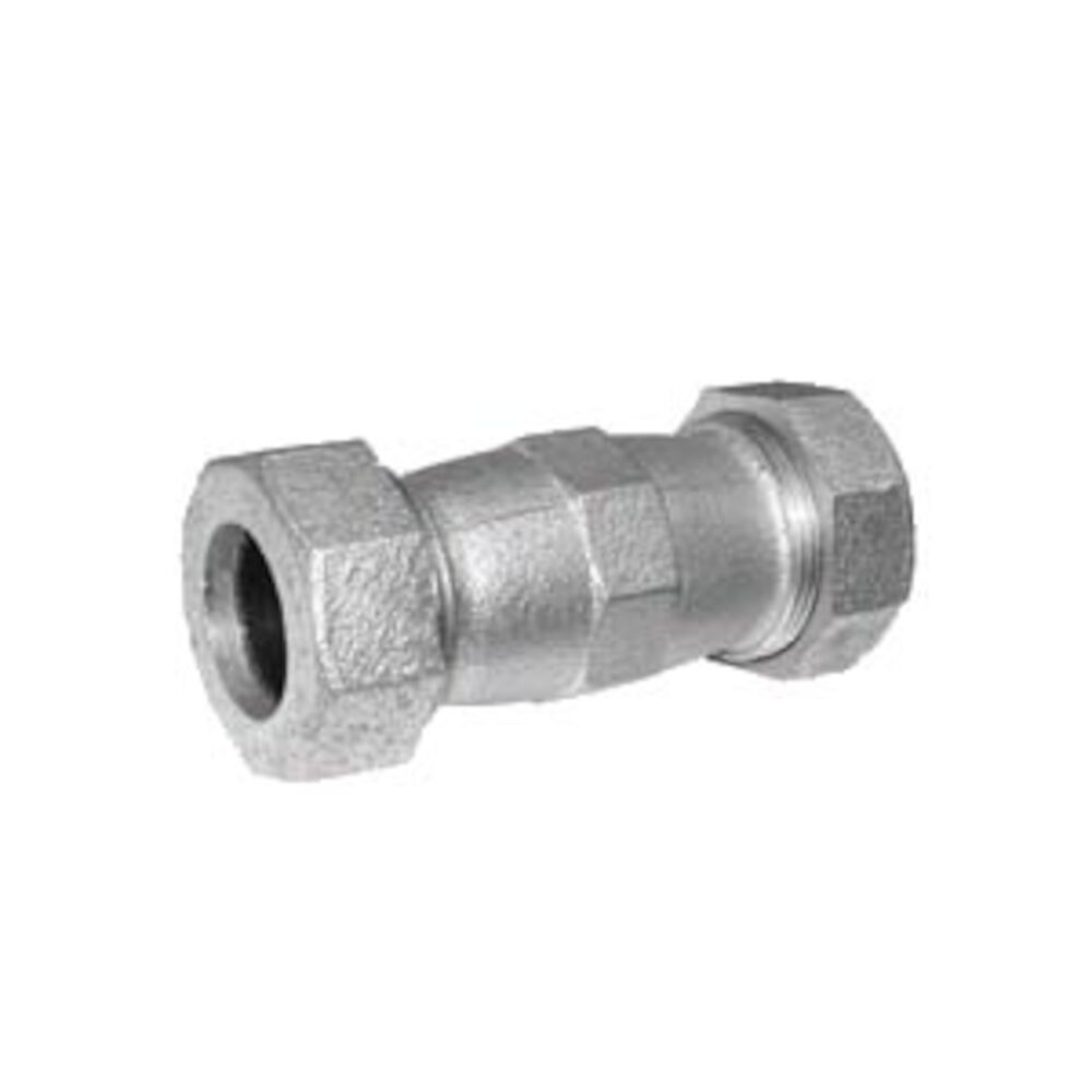 525-00016600-003 1-1/4 Compression Coupling, Galvanized Steel