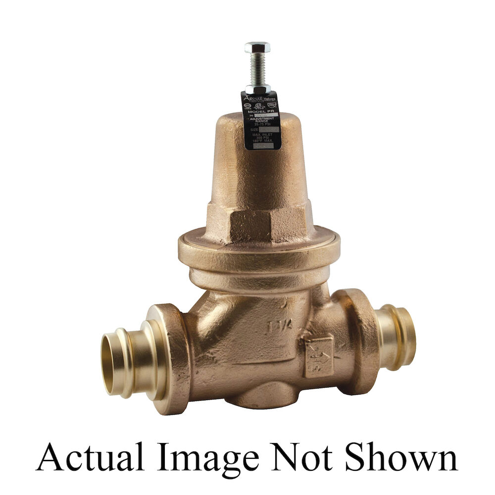 Apollo™ 3620301PR Pressure Reducing Valve, 1/2", No Union NPT, 5 to 75 psig, Bronze Body