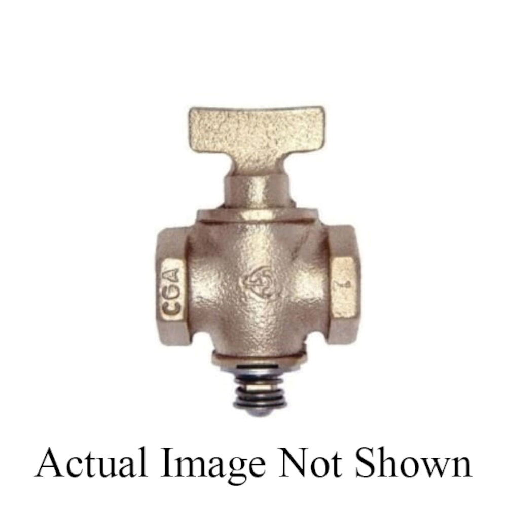 Apollo™ 5110701 Gas Service Cock With Stop, 3/8 in, Bronze Body, Lever Handle Actuator, Domestic