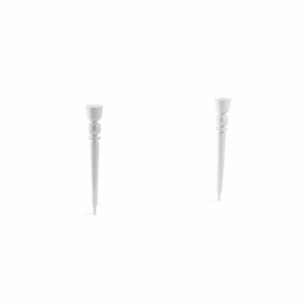 Kohler® 21105-0 Transitional Leg, Farmstead®, 4-1/4" W x 24-1/2" H Leg, Enameled Cast Iron