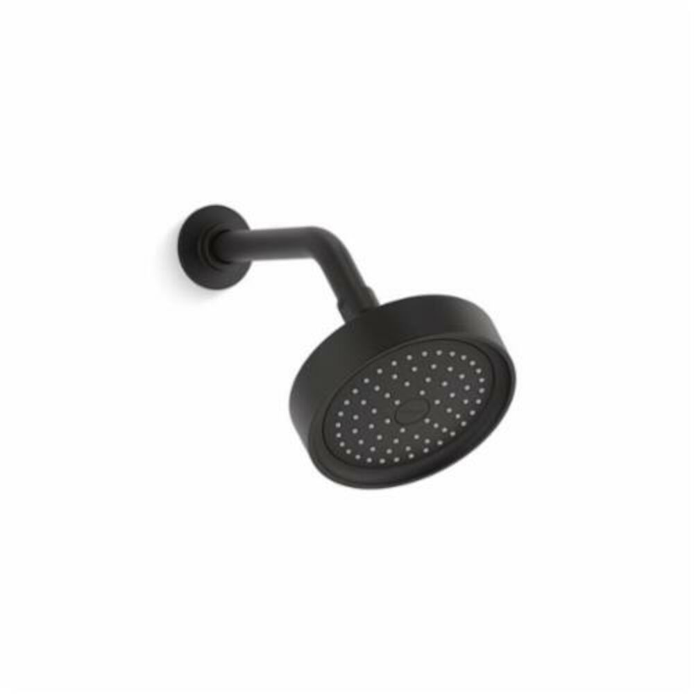 939-BL Traditional Single-Function Showerhead With Katalyst® Air-Induction Technology, Purist®, 2 gpm Minimum, 1 Spray, Wall Mount, 5-1/2 in Dia x 3-15/16 in H Head
