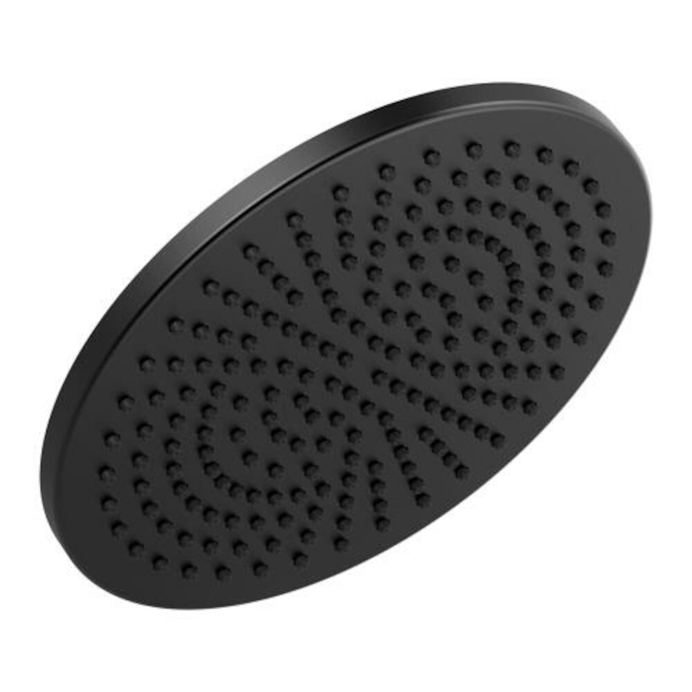 Delta Universal Showering Components Single-Setting Metal Raincan Shower Head, Matte Black