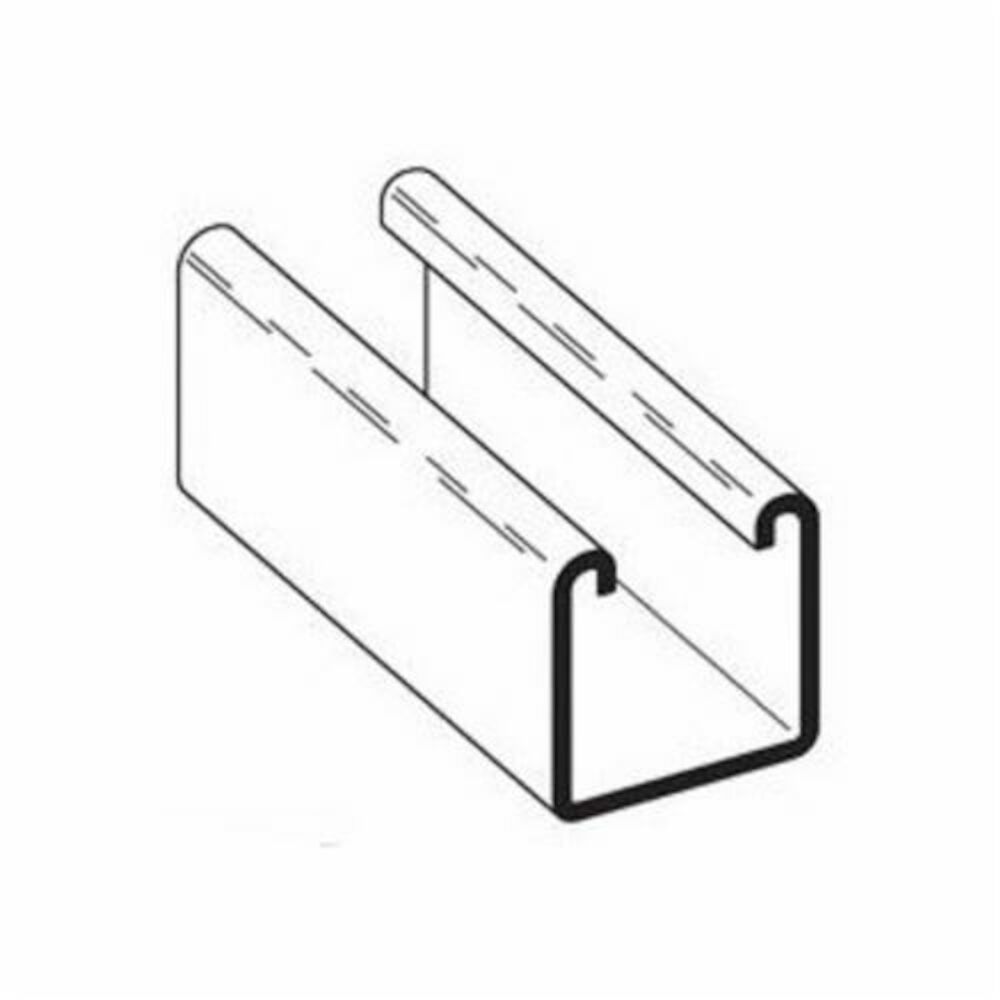 B-Line B22GRN10 Metal Framing Channel, 1-5/8" H x 10' L x 1-5/8" W, 12 gauge, Dura-Green™