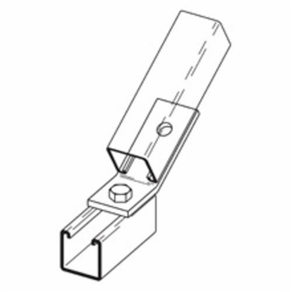 B-Line B162GRN Open Angle, 2 Holes, 30 deg Bend, Steel
