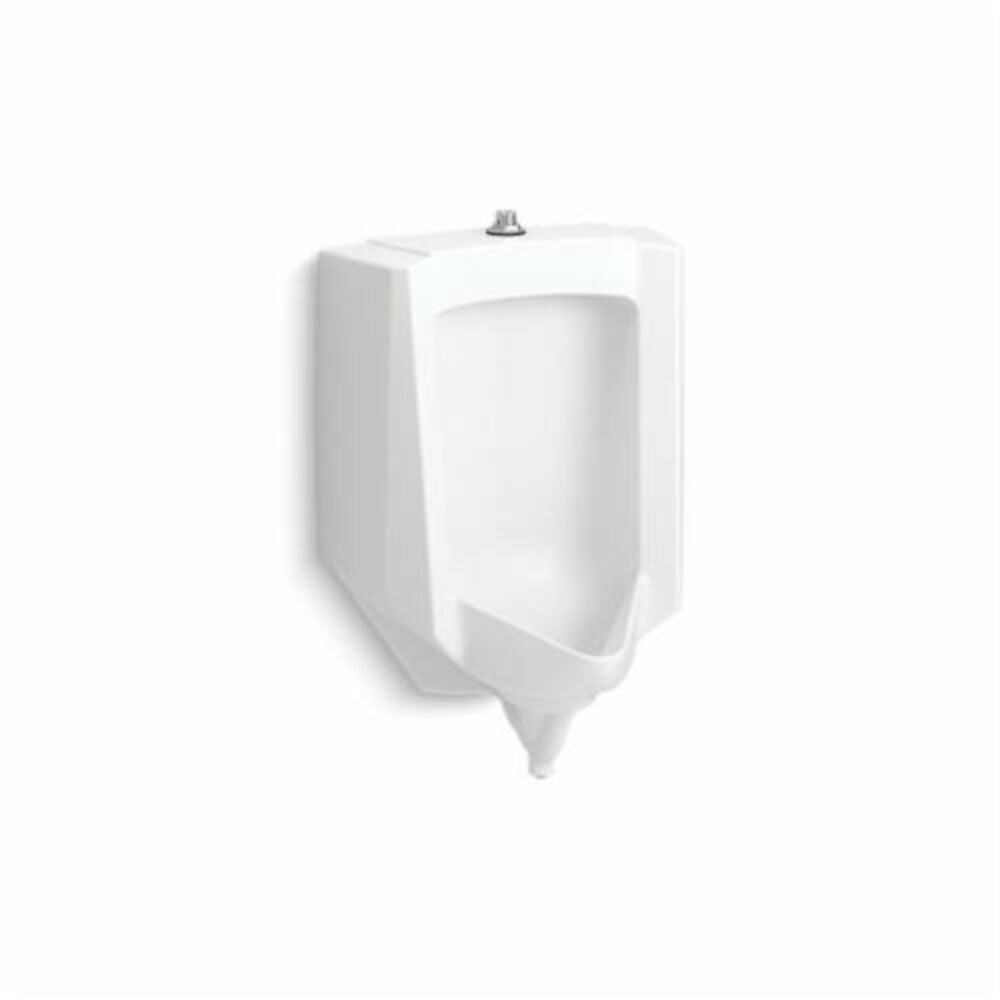 Kohler® 25048-ET-0 Blowout Urinal, Stanwell™, 0.5 to 1 gpf, Top Spud, Wall Mount, White