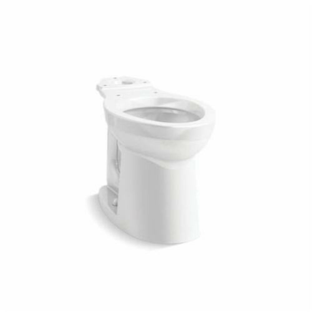 Kohler® 25076-0 Toilet Bowl, White, Elongated, 12" Rough-In, 2-1/8" Trapway, Kingston™ Comfort Height®