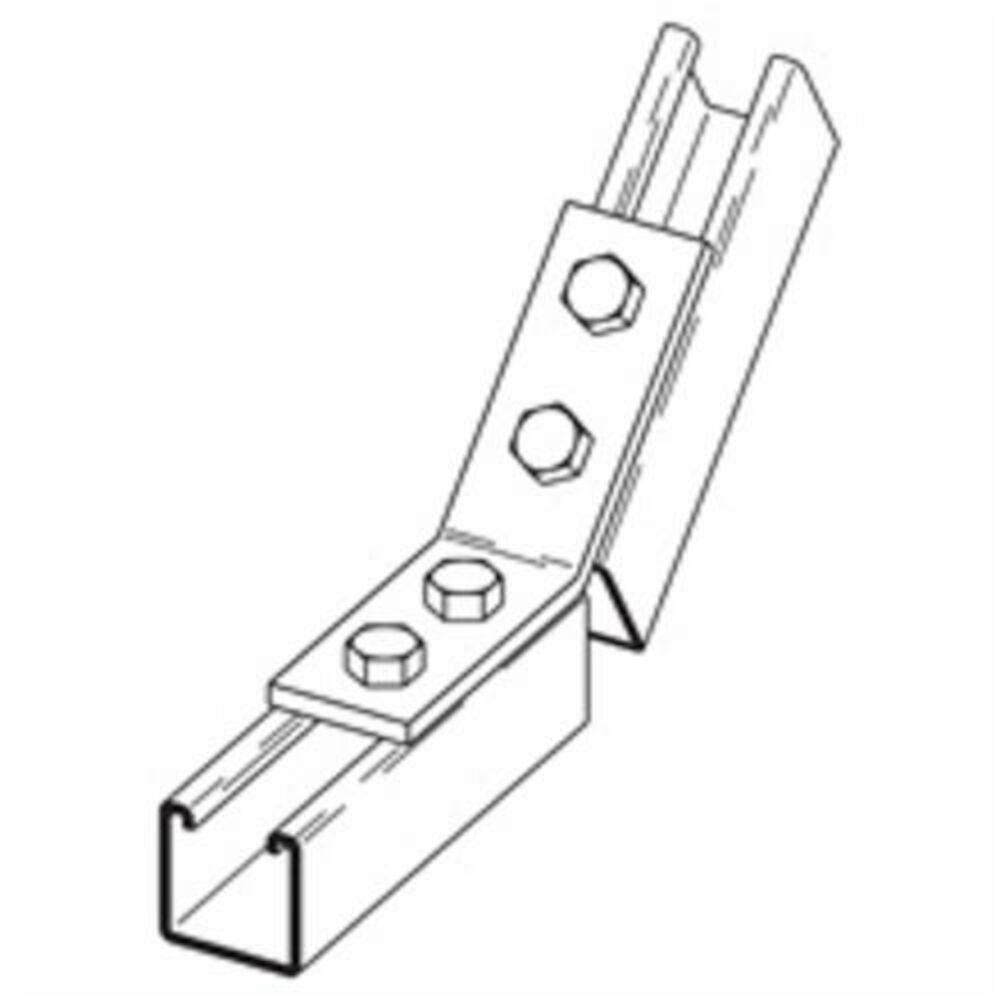 B-Line B246GRN Open Angle, 4 Holes, 30 deg Bend, Steel