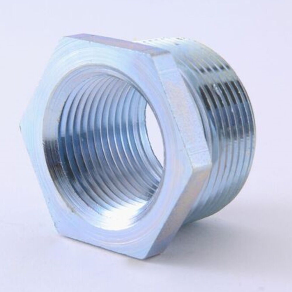 1-1/4X3/4 Hex Head Bushing, Galvanized Steel