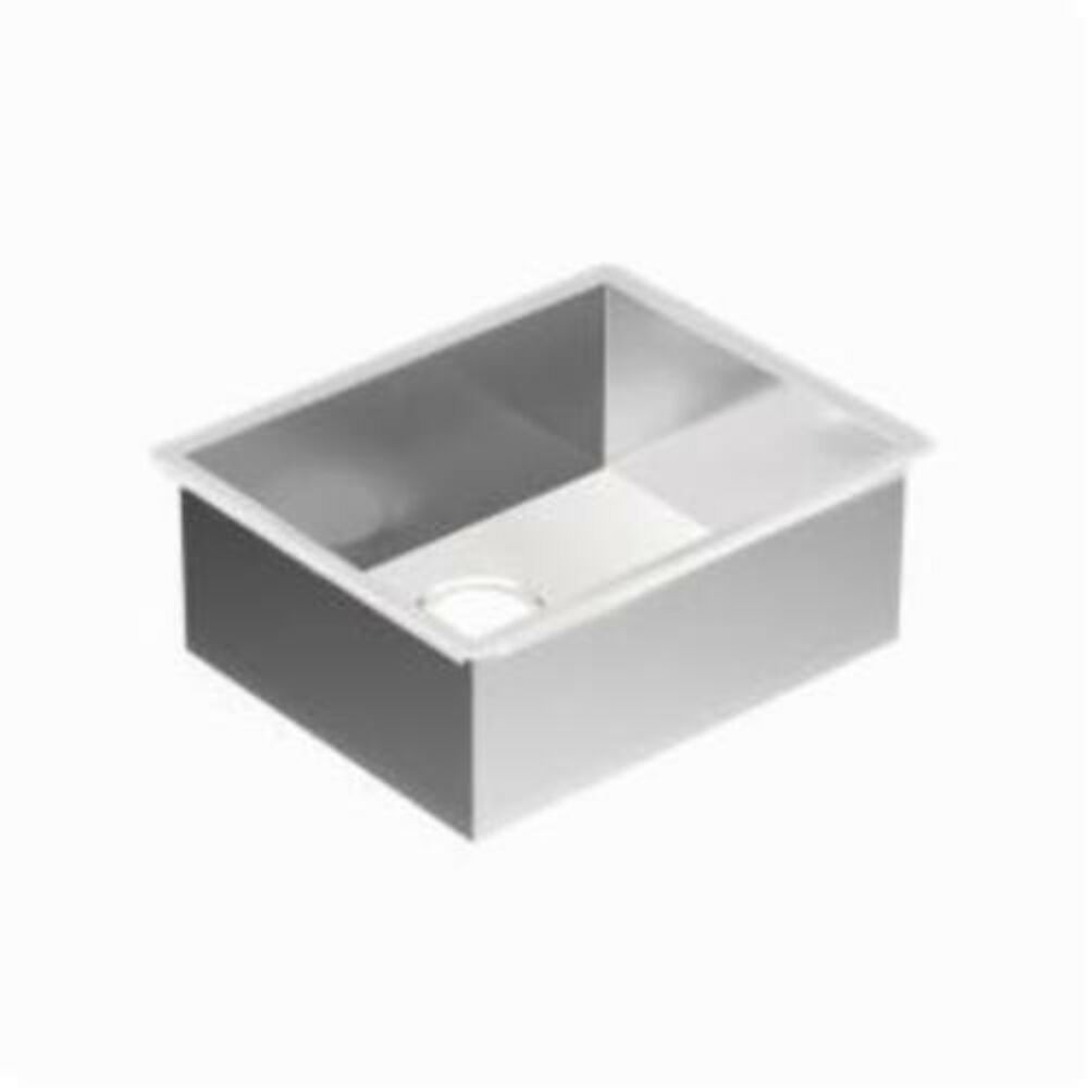G18185 1800 22" Kitchen Sink, Rectangular, Under Mount, 18 ga Stainless Steel, Brushed