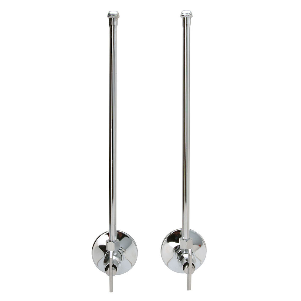 Z8804-XL-LR-LK-PC Control Stop Loose Key With Copper Riser Supply Kit, Cast Brass