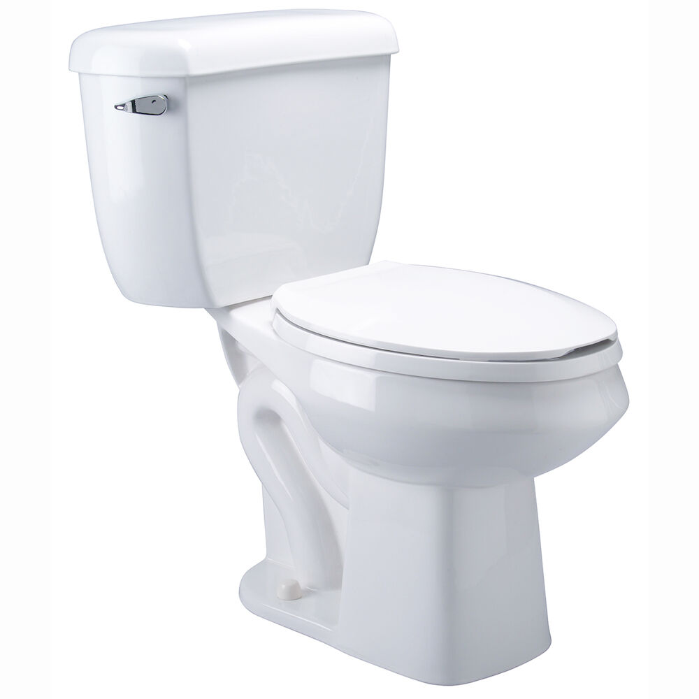 Ecovantage® Z5570 2-Piece Toilet, Elongated Bowl, 15-3/8" H Rim, 1.6 gpf