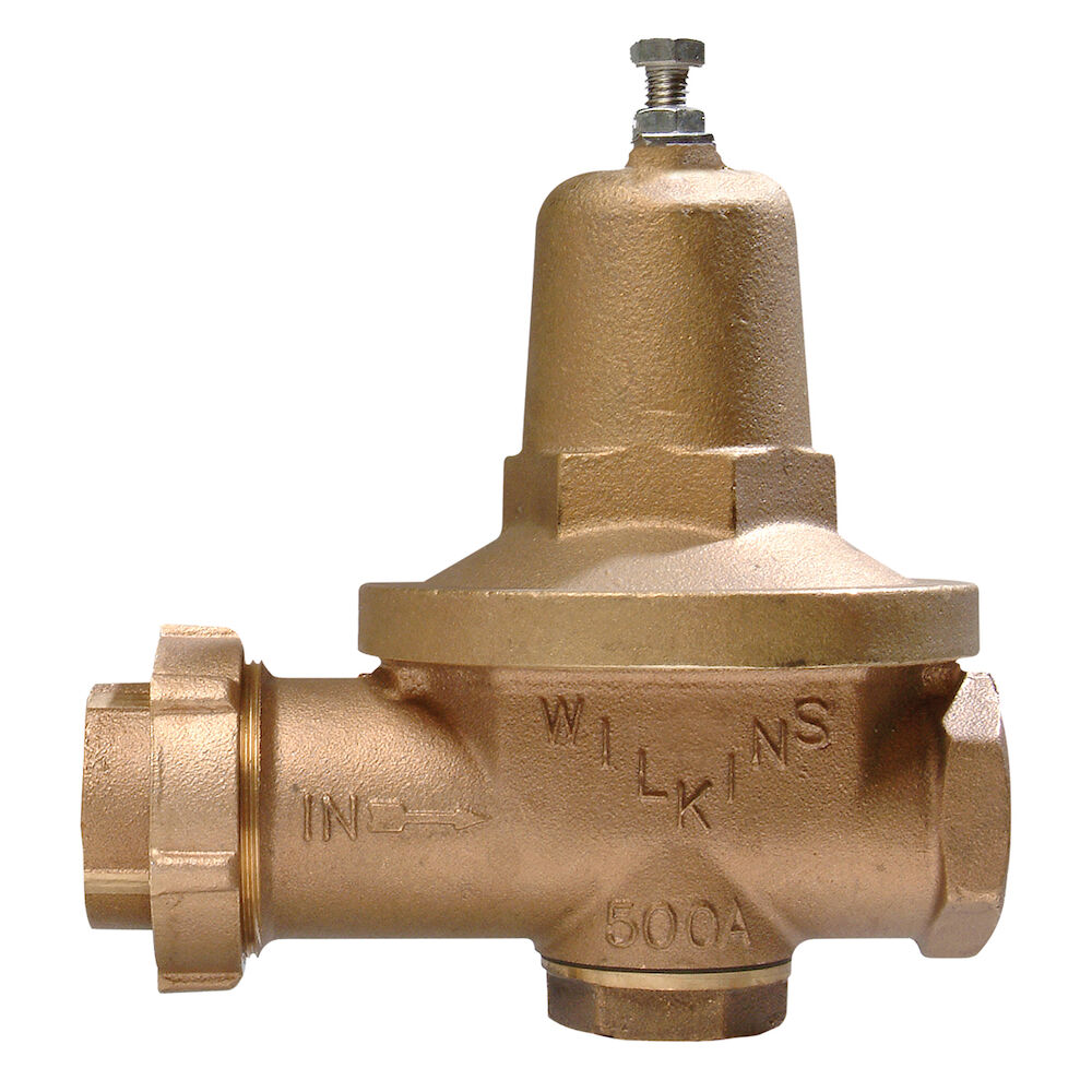 112-500XL Pressure Reducing Valve With Integral Bypass Check Valve, Cast Bronze Body