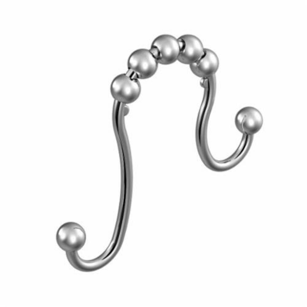 Moen® SR2201CH Shower Curtain Ring, 2.84" L x 3.1" W, Steel, Chrome Plated, Import