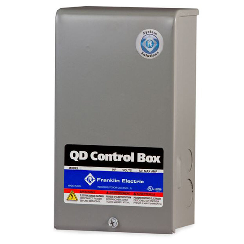 280 104 4915 Quick Disconnect Control Box, 1/2 HP, 115 V, 1 Phase