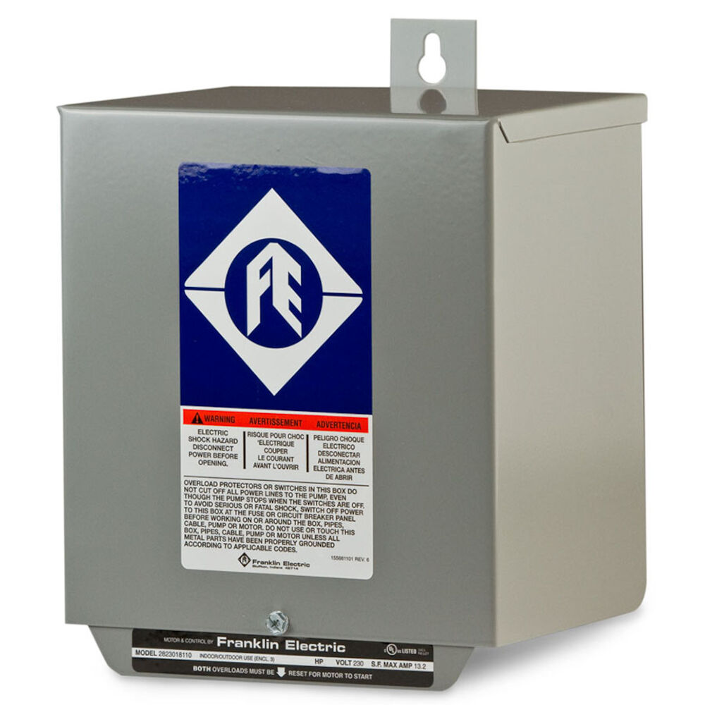 282 113 8110 Standard Control Box,  5 HP, 230 V, 1 Phase