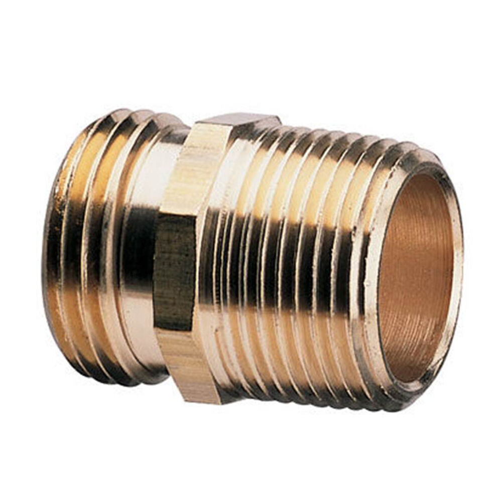 855714-1001 3/4MHx3/4MPT, Brass, Pipe to Hose Fitting