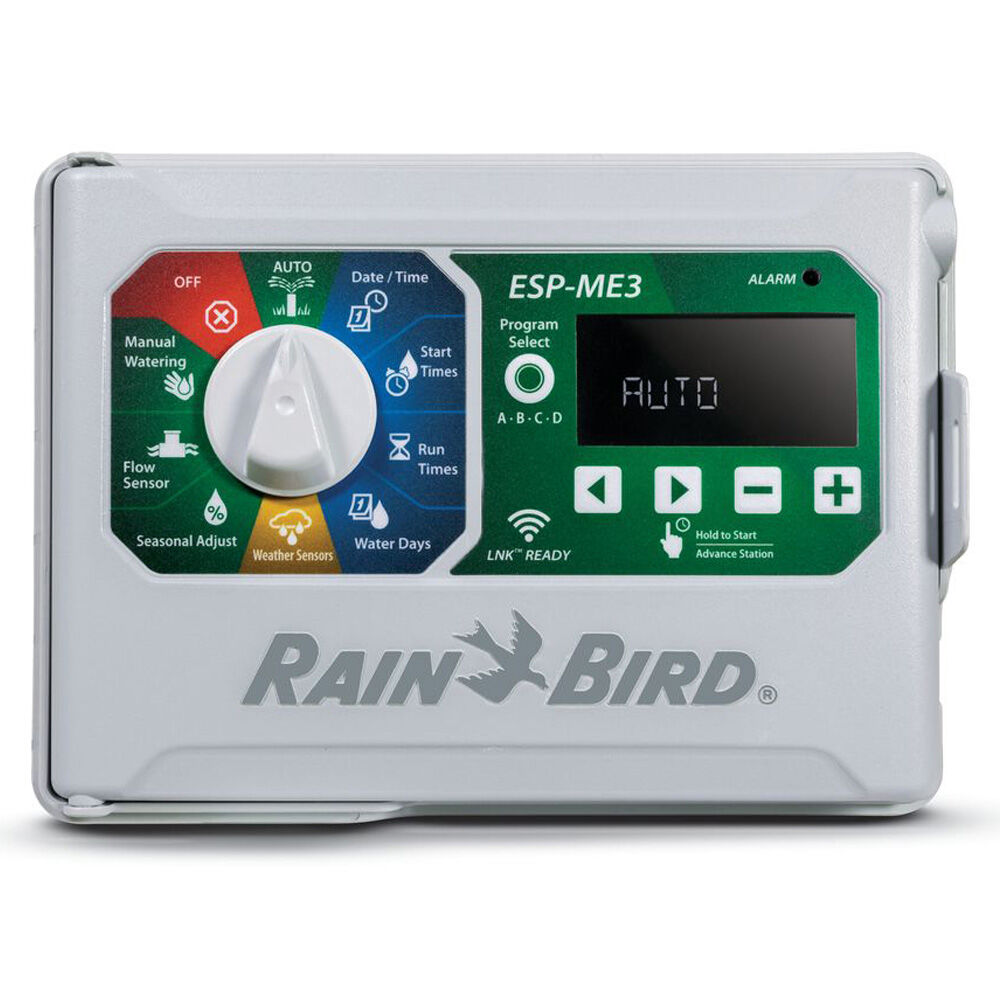 Rain Bird® F55410 ESP-ME3 4-Station Indoor/Outdoor Modular Irrigation Controller, 120V