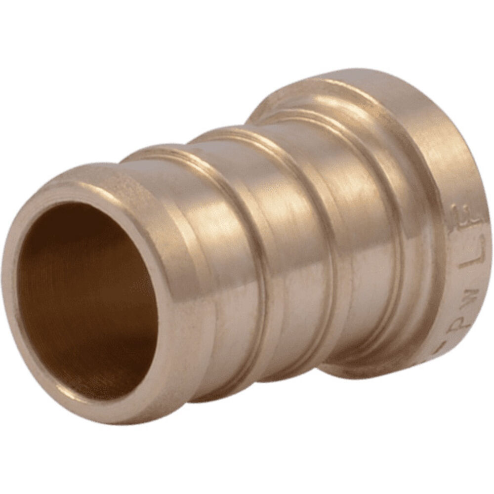 SharkBite® UC514LF Crimp Plug, 1/2", F1807 Crimp PEX, LF Brass