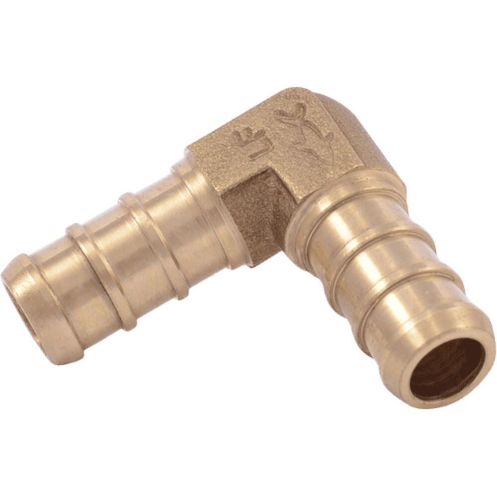 SharkBite® UC246LF 3/8" PEX Brass Crimp 90 Deg Elbow