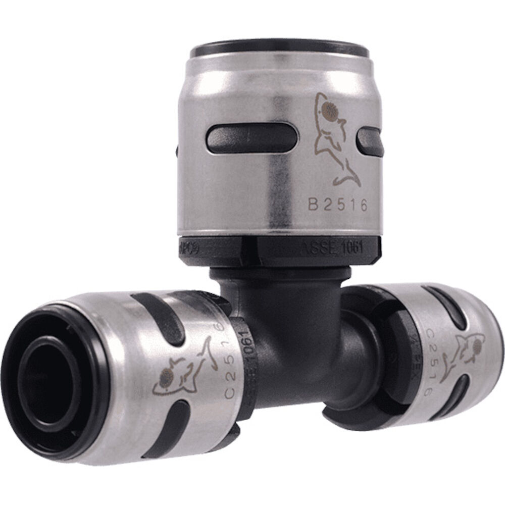 SharkBite® K408WP3 1/2x1/2x3/4" EvoPEX Push-to-Connect Reducing Tee, 3PK