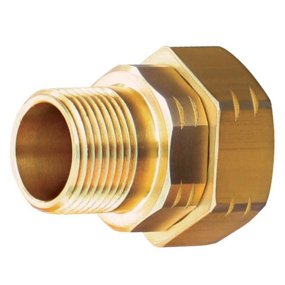 Gastite® FlashShield® XR3FTG-24-4 XR3™ Male Straight Fitting, 1-1/2", MNPT, Brass