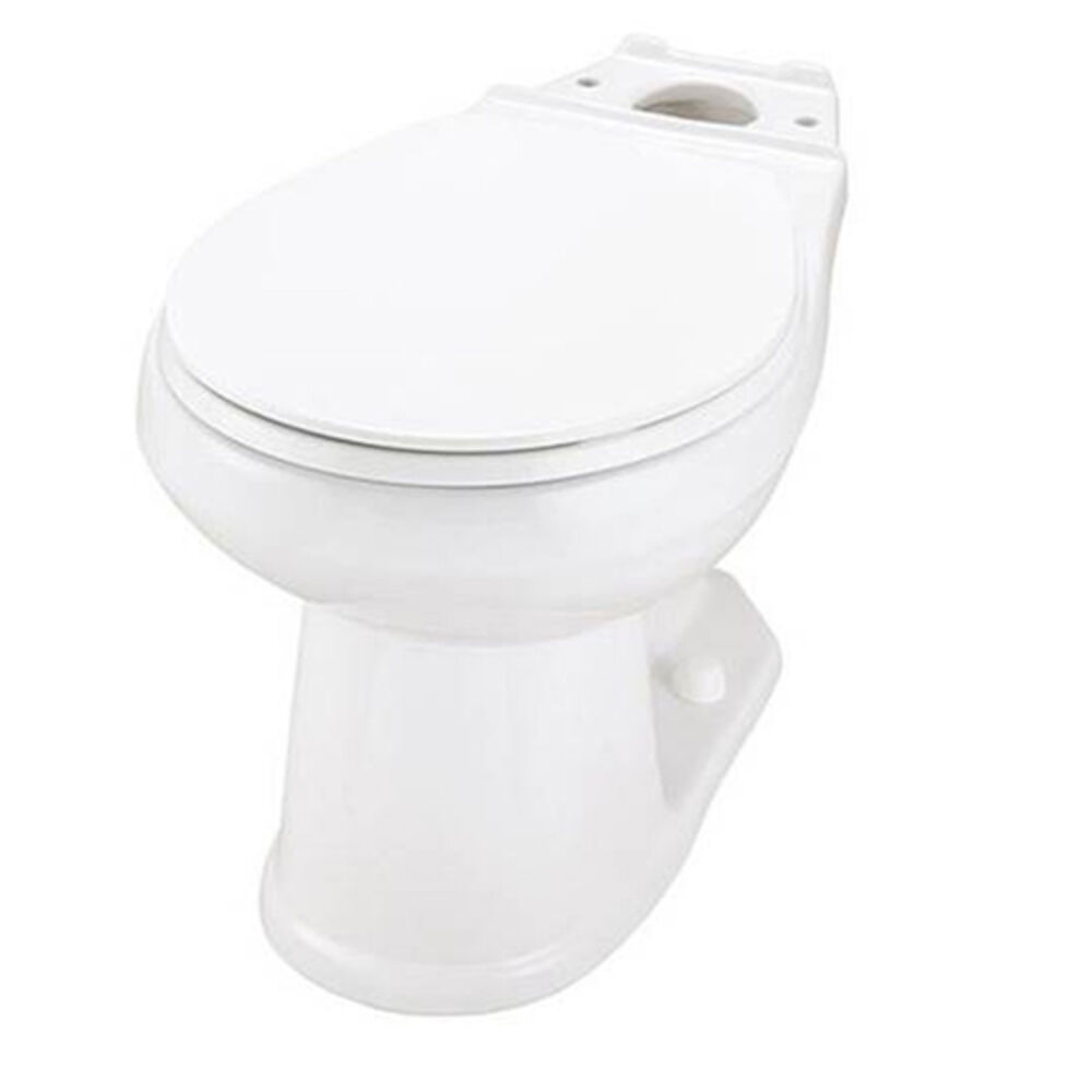 GAB21852 2-Piece Large Toilet Bowl, Avalanche® Round Front Shape, 12" Rough-In, 17" H Rim, 2-1/8" Trapway, White