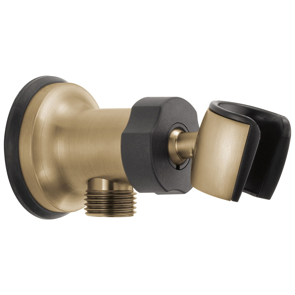 Delta Universal Showering Components Hand Shower Elbow/Mount - Wall Supply, Champagne Bronze
