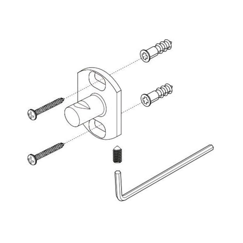 DELTA® Dryden™ Mounting Bracket w/ Screws