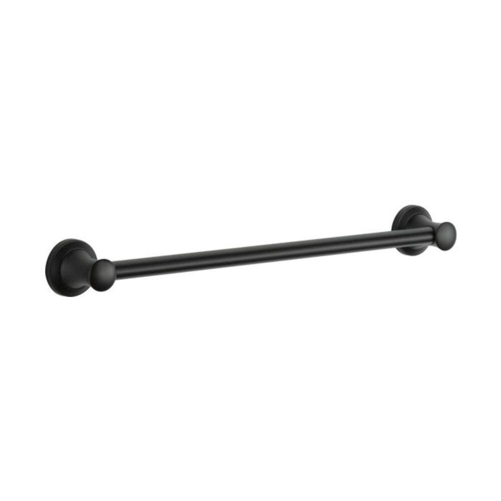 Delta BathSafety 24" Transitional Decorative Grab Bar, Matte Black