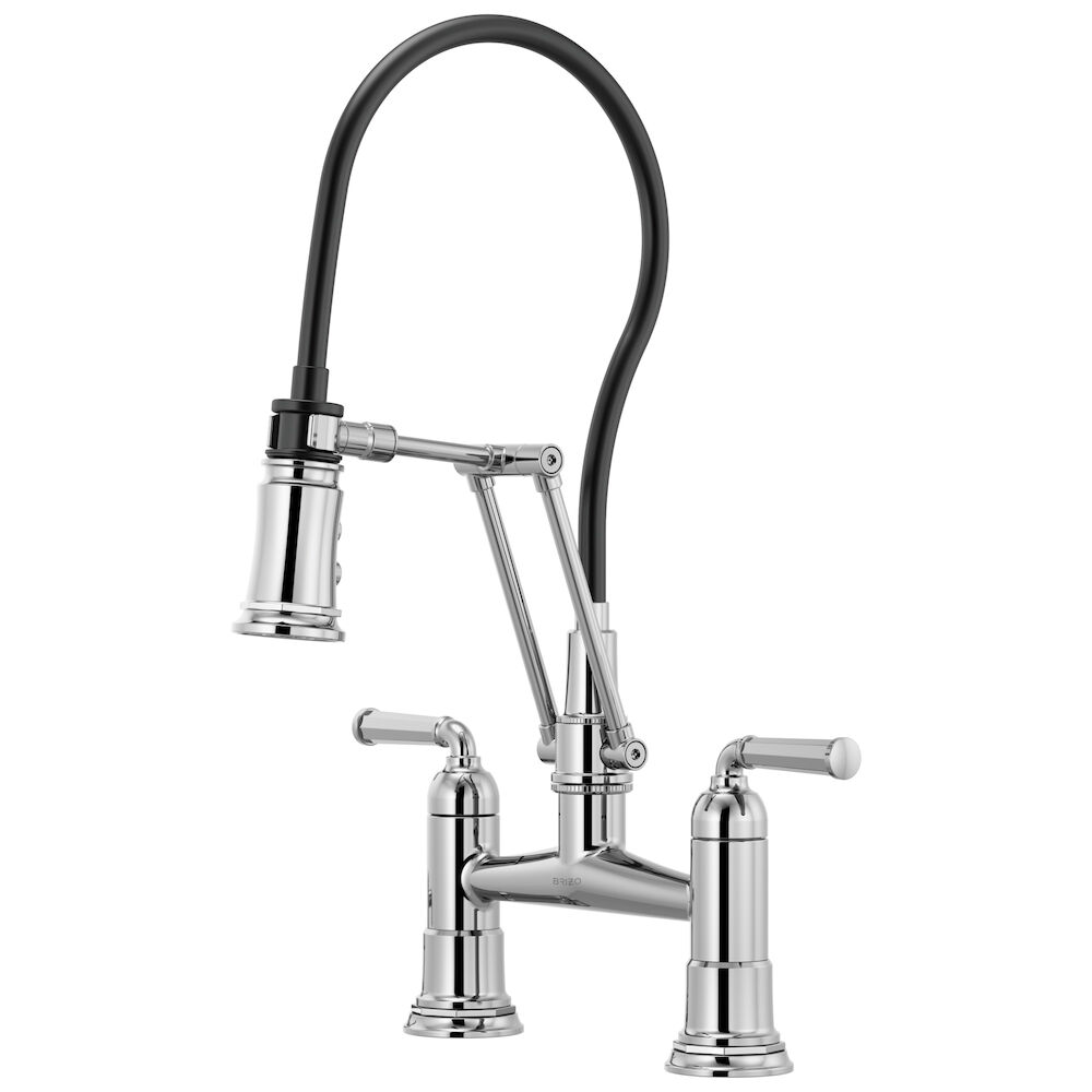 Brizo Rook® Articulating Bridge Faucet, Chrome