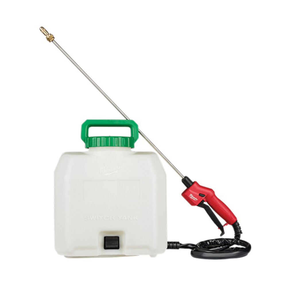 Milwaukee® Tool SWITCH TANK™ 49-16-28PS Sprayer Tank Assembly, 4 gal Tank, 120 psi Pressure, 48" L Hose, HDPE Tank