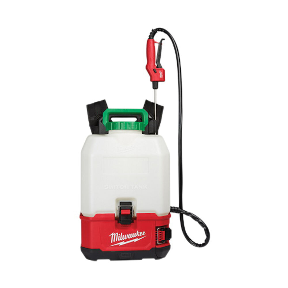 Milwaukee® Tool M18™ SWITCH TANK™ 2820-20PS Backpack Sprayer, 4 gal Tank, 20 to 120 psi Pressure, HDPE Tank