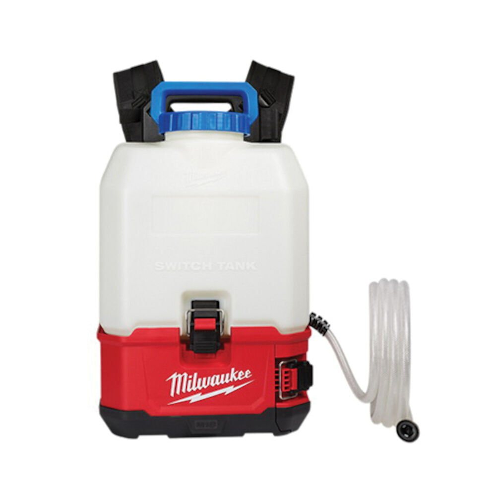 Milwaukee® Tool M18™ SWITCH TANK™ 2820-21WS Backpack Water Supply Kit, 4 gal Tank, 20 to 60 psi Pressure, HDPE Tank