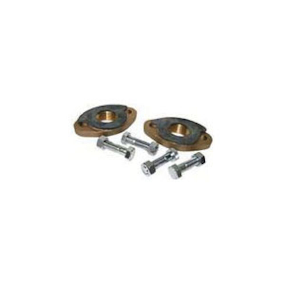 A.Y. McDonald 5131-083, 7610FKIT Meter Flange Kit, 1-1/2" Meter, Oval Flange x FNPT, Brass, Domestic