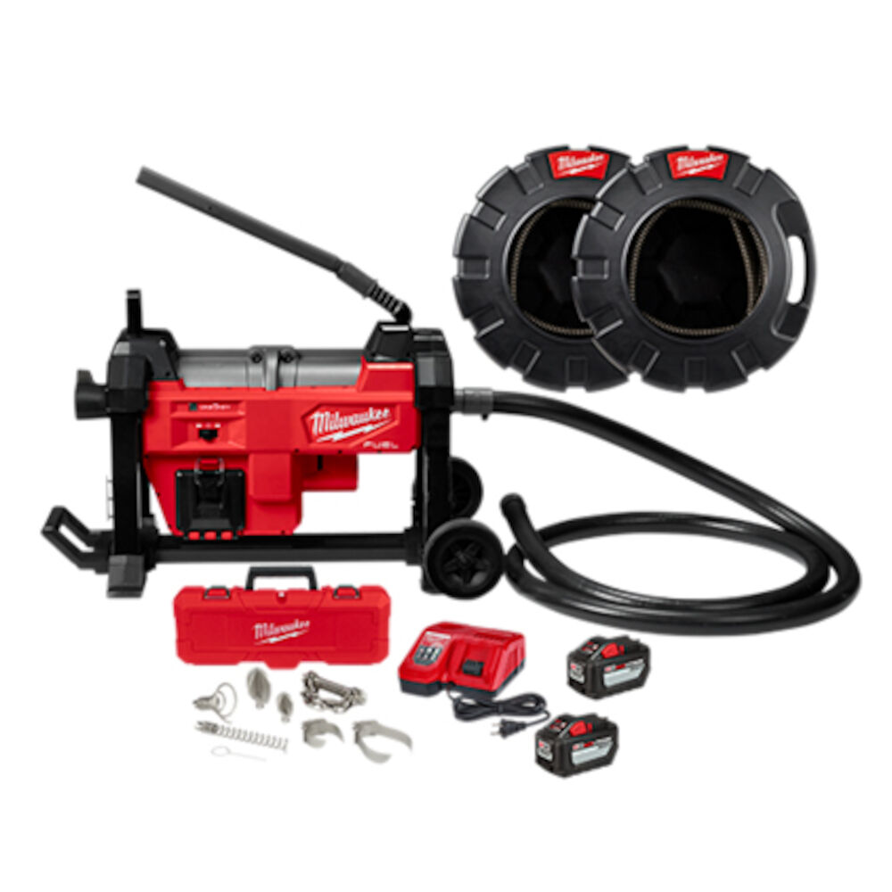 Milwaukee® Tool 2871A-22 M18 FUEL™ Sewer Sectional Machine w/ CABLE DRIVE™